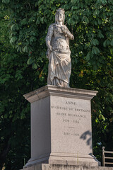 War Memorial (Memorial Guerre de 1870) in memory of the inhabitants of Nantes who gave their lives...