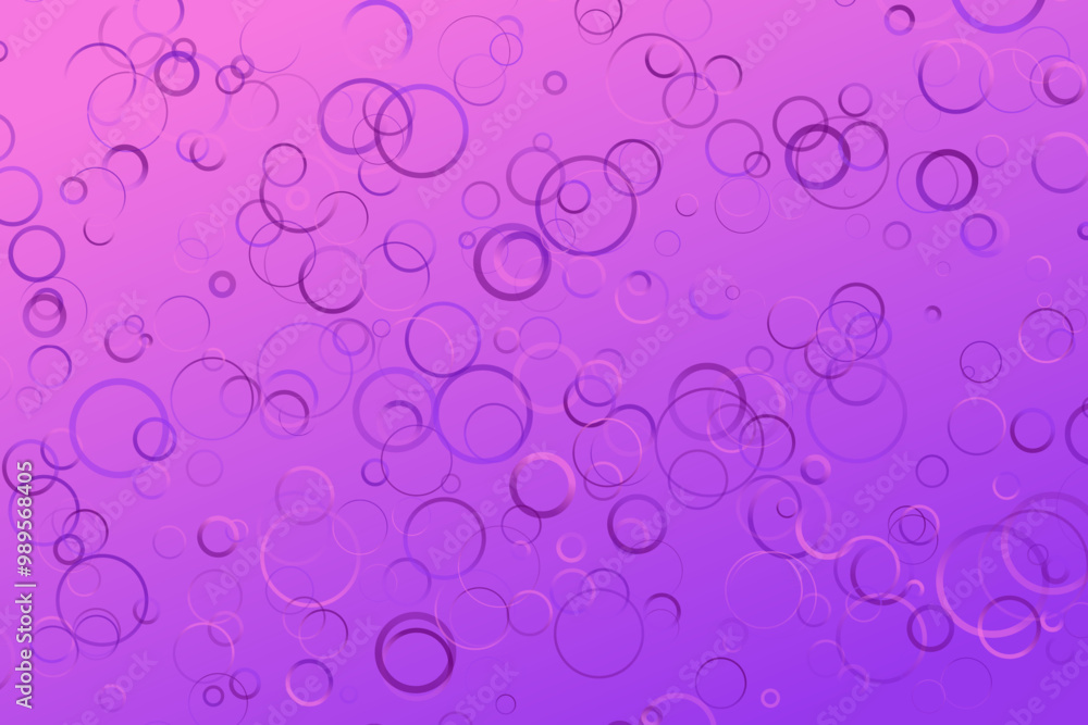Aufkleber geometrical gradient circle web page background - geometric vector graphic with rings