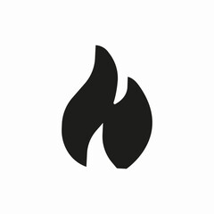 fire flame icon sign vector