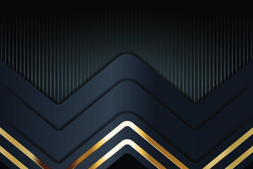 Abstract dark background with golden lines.