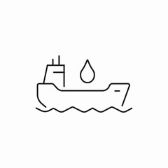 eco friendly ship cargo transport icon sign vector