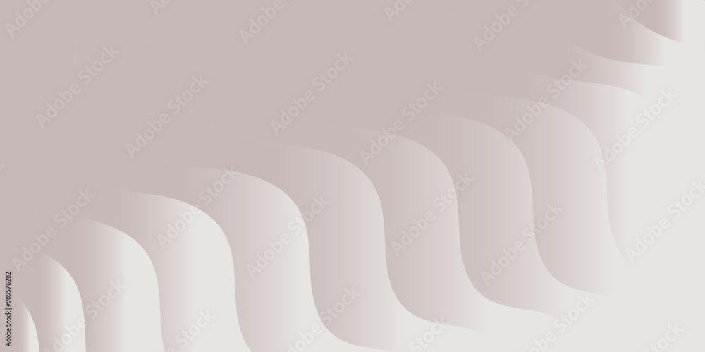 Poster abstract modern smooth dark grey paper gradient wavey curve line shadow minimal concept texture whit
