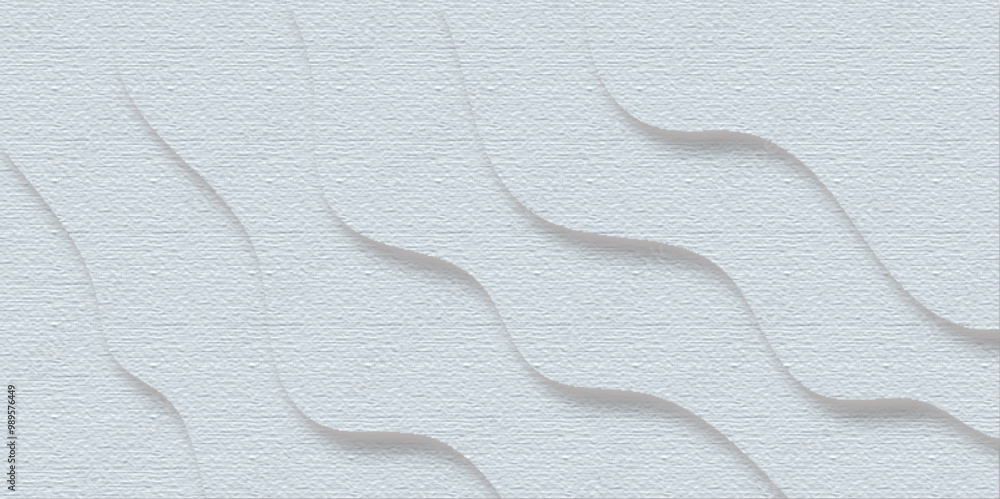 Aufkleber abstract smooth blue paper gradient wavey curve line shadow minimal concept texture white vector bac