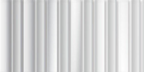 Abstract white and grey stripe line  Play of light and  striped shadows on a white stone wall seamless pattern background. design for wallpaper, curtain, corrugated, wall, paper vector illustration.