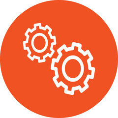 Single isolated icon with outline style icon on white background