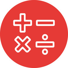 Obraz premium Single isolated icon with outline style icon on white background