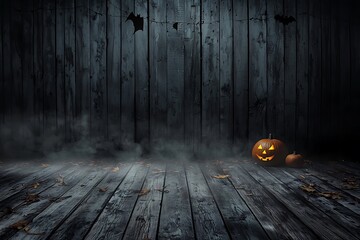 Decorative spiders and cobwebs arranged on a dark surface for a Halloween display.