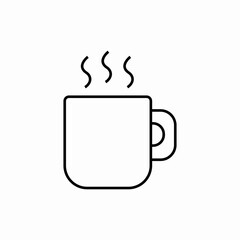cup hot icon sign vector