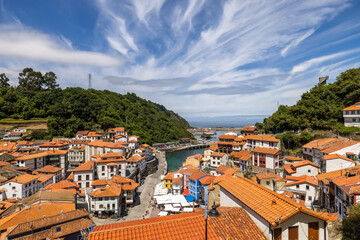 Cudillero, Asturias, general view