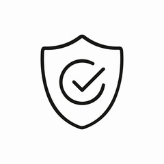check mark security icon sign vector