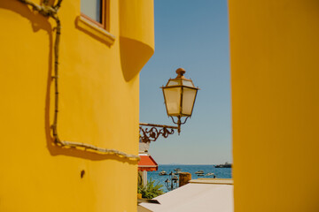 street lamp in the old town