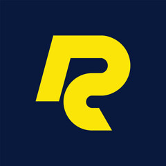 letter R RR logo template icons for  business