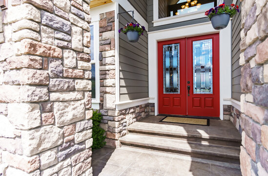 Red Entry Doors