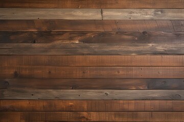 Rustic Brown Wooden Wall Panorama Featuring Natural Craftsmanship and Vintage Texture
