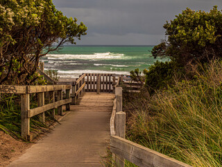 Obraz premium View To Lookout Over Beach