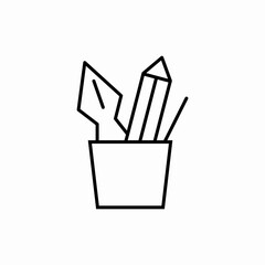 paint tools icon sign vector