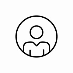 user avatar icon sign vector