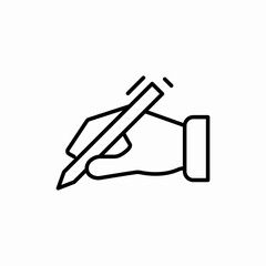 writing pencil icon sign vector