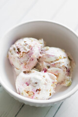 Strawberry Pistachio Ice Cream