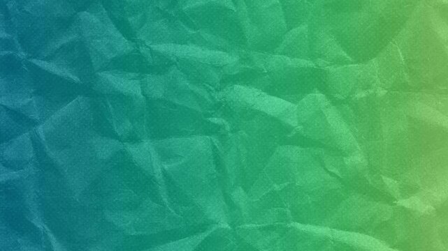 crumpled paper background gradient green forest looping texture animation