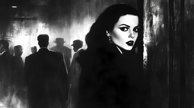 Film pellicule argentique, argentique. Film Noir. Illustration
