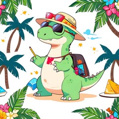 Dinosaur on Vacation