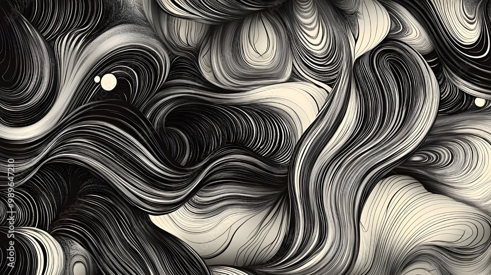 Poster artistic doodle patterns combined to form a creative abstract backdrop image