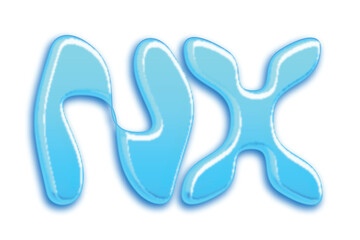NX logo design. 