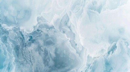 Obraz premium A serene white and pale blue marble texture, offering a calming and elegant background for design projects