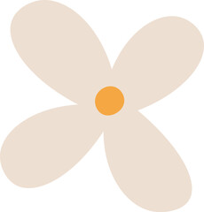 Flower Head Silhouette