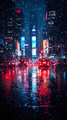 Obraz premium Colorful Cosmic Landscape with Ethereal Nebula and Vibrant Stars in Deep Space