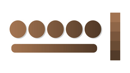 Abstract gradient background with Brown and Carafe color palette. Abstract illustration with gradient blur design. Blurred colored abstract background. Colorful gradient. Vector illustration