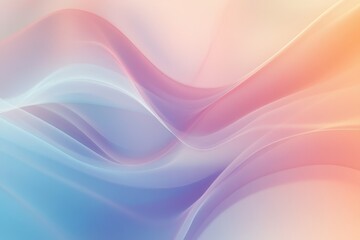 Obraz premium Abstract Pastel Swirls with Blurred Edges
