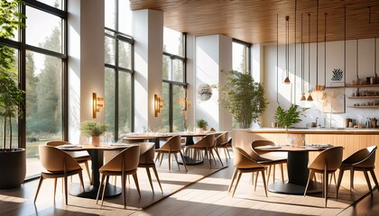 interior of a restaurant