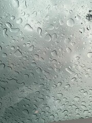 water drops on window