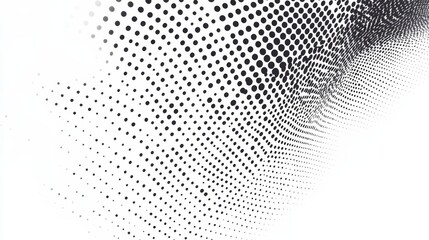 A striking black white halftone dotted background featuring a unique spotted pattern, ideal for creative projects, graphic design, modern presentations, offering a stylish, versatile visual experience