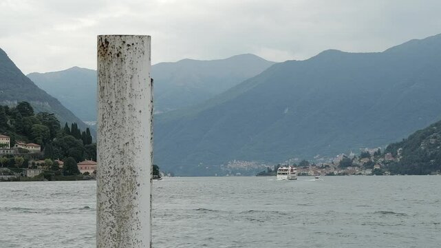 View of Lake Como from the shore of Laglio and Cernobbio
