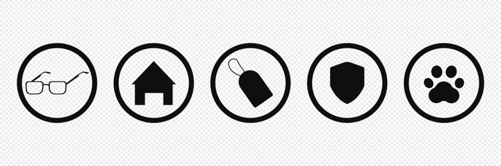Set of icons line style. Business, , finance, accounting. Set Icons collection. Vector illustration