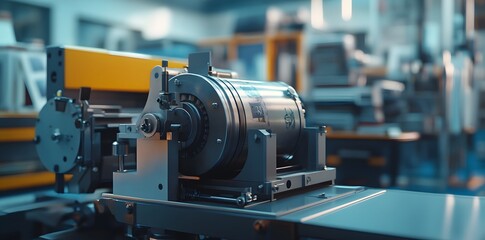 Industrial Machine Close-Up