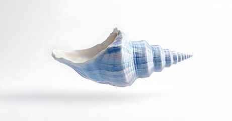 seashell on a white background
