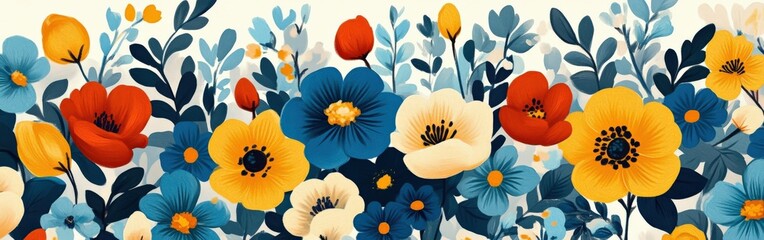 Bold Filipino pi&ntilde;a fabric-inspired floral pattern