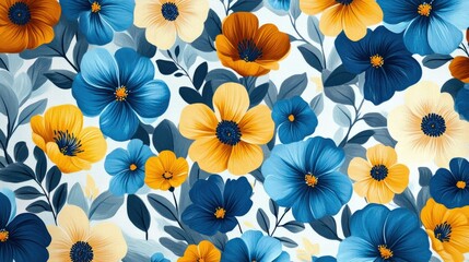 Bold Filipino piña fabric-inspired floral pattern