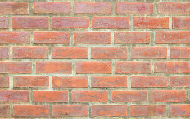 Brick wall texture as background.