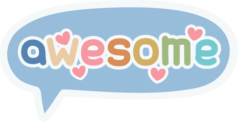 awesome cute word