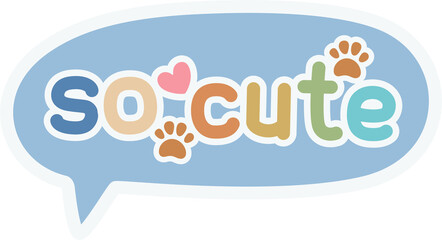 so cute sticker cute