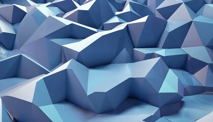 Warm 3D Low Poly Background