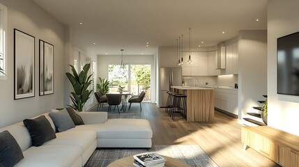 Fototapeta premium Sophisticated images of luxury penthouse living spaces with stunning designs