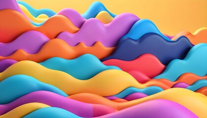 Dazzling 3D Colourful Background Collection