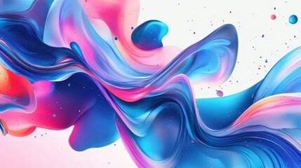 Colorful shapes blend to highlight creative discounts and enticing deals for shoppers