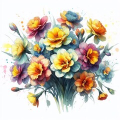 Narzissen - Osterglocken - Hintergrund